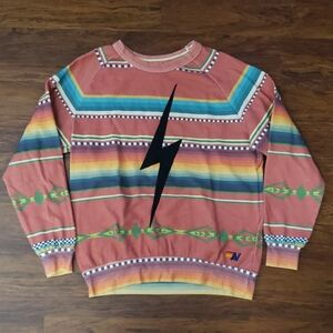 Aviator Nation Multicolor Sweatshirt Size Medium